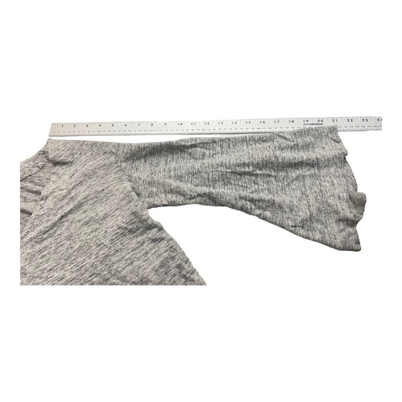 Feel the Piece Terre Jacobs Long Sleeve cropped linen grey sweatshirt XS/S - Picture 9 of 9